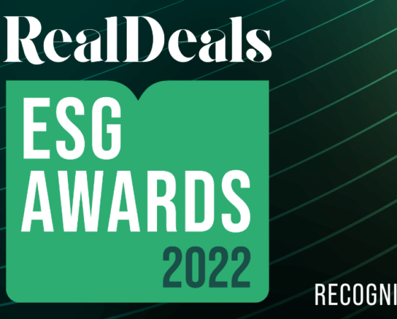 DECALIA has been shorlisted as a finalist in the first Real Deals ESG Awards 2022