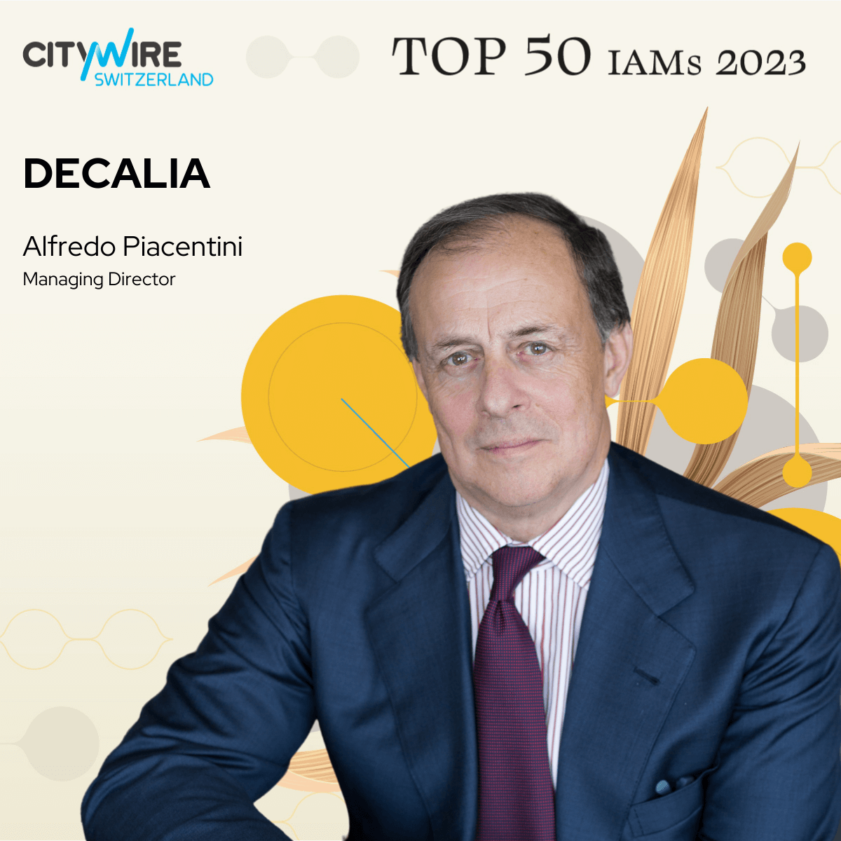 DECALIA In The Top 50 IAM By Citywire Switzerland DECALIA
