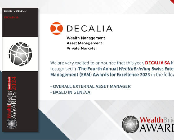 DECALIA best overall external asset manager